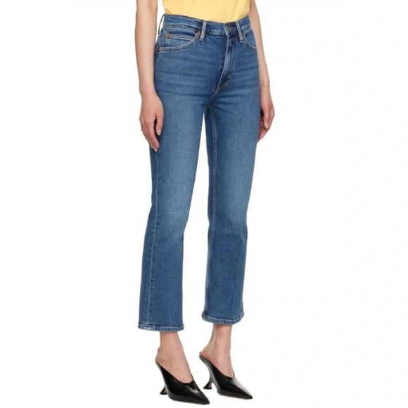 NWT REDONE 70s Crop Boot Jeans Denim 29 - Picture 3 of 16